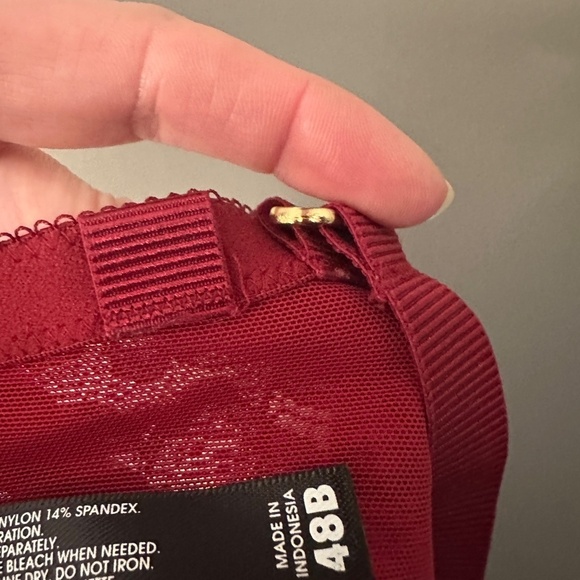 NWT Torrid Curve Red Lace Lightly Lined Balconette Bra - Picture 7 of 10